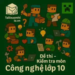 đề thi cuối học kì 1 môn Công nghệ lớp 10 chương trình mới