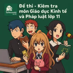 đề thi cuối học kì 1 môn Giáo dục Kinh tế và Pháp luật lớp 11 chương trình mới