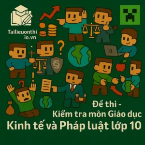 đề thi giữa học kì 2 môn Giáo dục Kinh tế và pháp luật lớp 10 chương trình mới