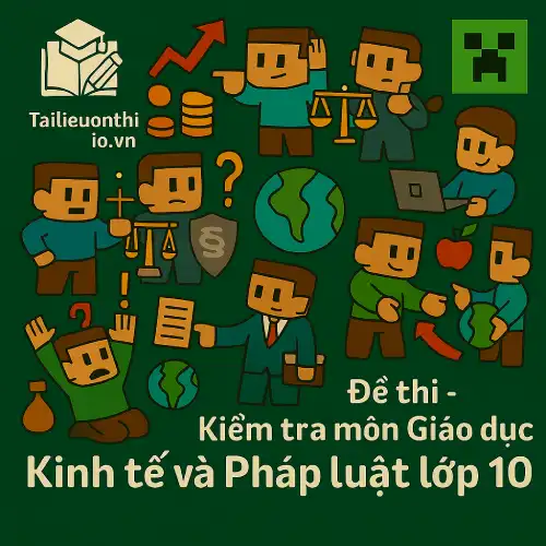 đề thi cuối học kì 2 (cuối năm) môn Giáo dục Kinh tế và pháp luật lớp 10 chương trình mới
