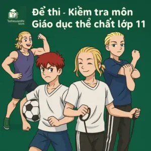 đề thi cuối học kì 1 môn Giáo dục thể chất lớp 11 chương trình mới