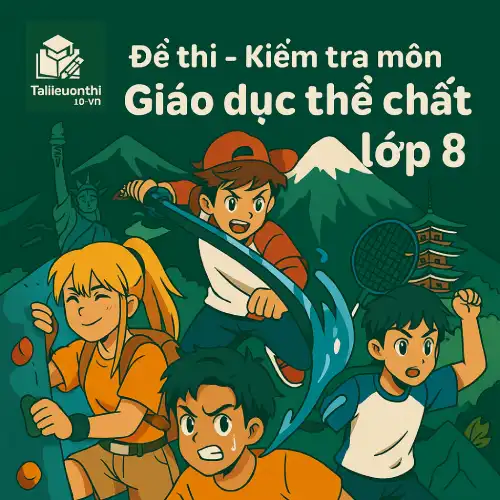 đề thi cuối học kì 2 (cuối năm) môn Giáo dục thể chất (Thể dục) lớp 8 chương trình mới