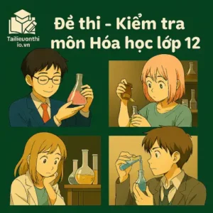 đề thi cuối học kì 1 môn Hóa học lớp 12 chương trình mới