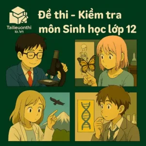 Đề thi - Kiểm tra môn Sinh học lớp 12
