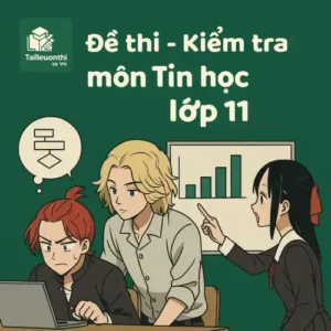 đề thi cuối học kì 2 (cuối năm) môn Tin học lớp 11 chương trình mới