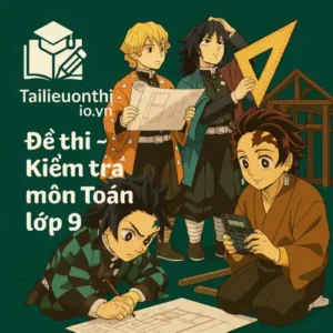 đề thi cuối học kì 2 (cuối năm) môn Toán lớp 9 hệ CLC