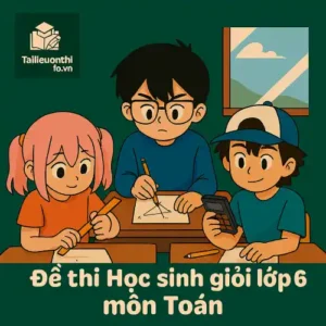 đề thi bồi dưỡng Học sinh giỏi lớp 6 môn Toán Hà Nội