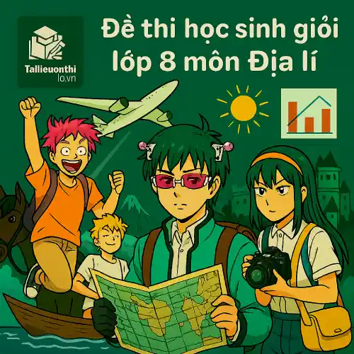 đề ôn thi bồi dưỡng Học sinh giỏi lớp 8 môn Địa lí cấp quốc gia