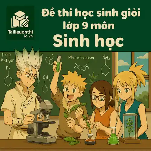 đề ôn thi bồi dưỡng học sinh giỏi lớp 9 môn Sinh học Hà Nội