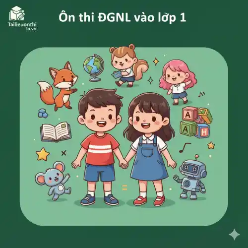 Các dạng bài & Bộ 10 đề luyện thi phần Toán ĐGNL vào lớp 1