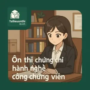 Ôn thi chứng chỉ hành nghề công chứng viên