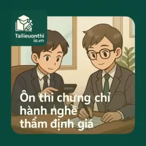Đề cương & Bộ 10 đề thi thử môn Pháp luật về thẩm định giá