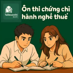 Tài liệu & Bộ 5 đề luyện thi chứng chỉ hành nghề thuế môn Pháp luật về thuế