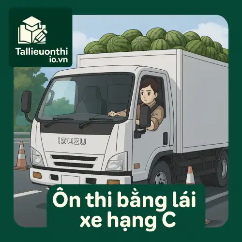 đề thi thử lý thuyết giấy phép (bằng lái xe) hạng C