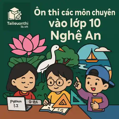 đề thi thử chuyên Văn vào lớp 10 Nghệ An