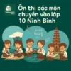 đề thi thử chuyên Văn vào lớp 10 Ninh Bình