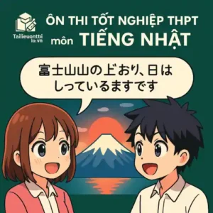 đề thi thử môn Tiếng Nhật Kỳ thi tốt nghiệp THPT 2026