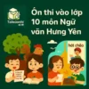 đề thi thử môn Ngữ văn Kỳ thi tuyển sinh vào lớp 10 Hưng Yên mới (Hưng Yên + Thái Bình cũ)