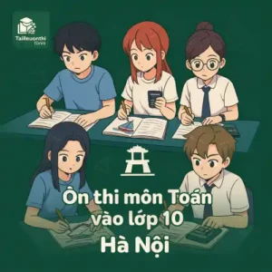 Các dạng bài & Ma trận đề thi môn Toán Kỳ thi tuyển sinh vào lớp 10 Hà Nội