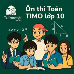 đề thi thử Toán quốc tế TIMO Senior Secondary (Grade 10) lớp 10 vòng quốc gia