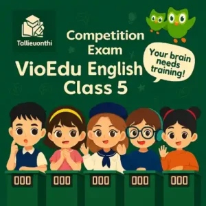 đề luyện thi đấu trường VioEdu Tiếng Anh lớp 5 vòng sơ loại