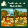 đề thi thử môn Toán vào lớp 10 Quảng Ngãi mới (Quảng Ngãi + Kon Tum cũ)