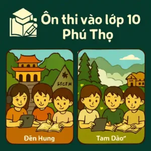 đề thi thử môn Toán vào lớp 10 Phú Thọ mới