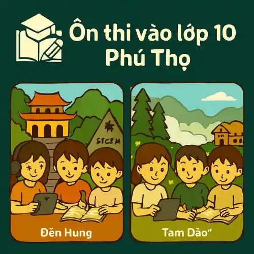 đề thi thử môn Toán vào lớp 10 Phú Thọ mới