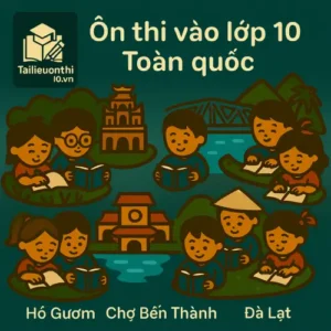 Ôn luyện & Đề thi Tuyển sinh vào lớp 10 Toàn quốc