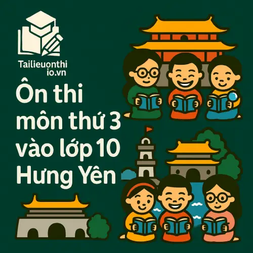 đề thi thử môn Tiếng Anh vào lớp 10 Hưng Yên mới (Hưng Yên + Thái Bình cũ) năm 2026