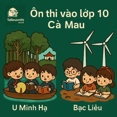 đề thi thử môn Toán vào lớp 10 tỉnh Cà Mau mới (Cà Mau + Bạc Liêu cũ) năm 2026